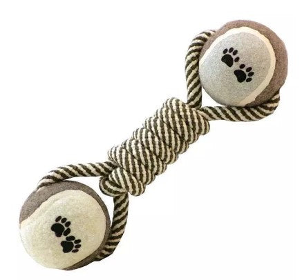Dog 2 Ball Rope Toy