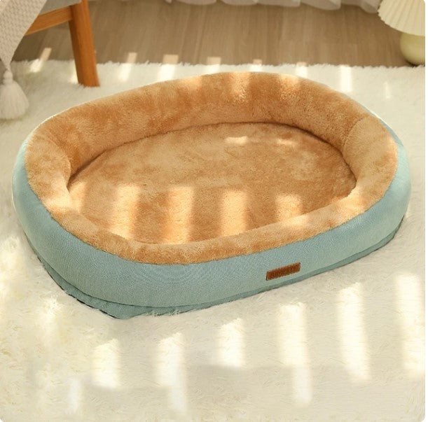 Dog Cat Soft Tan Bed (60x45cm)