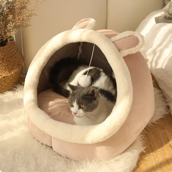 Cat Circular Bed (48x45x37cm)