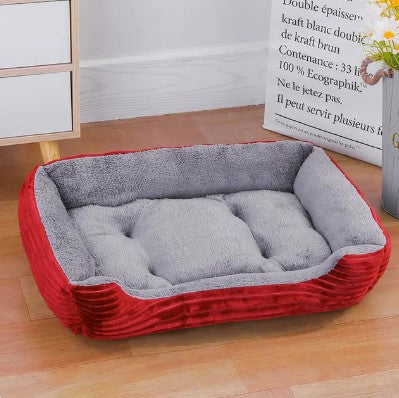 Giant Dog Pet Bed w Edges (88cm x 65cm x 17cm)