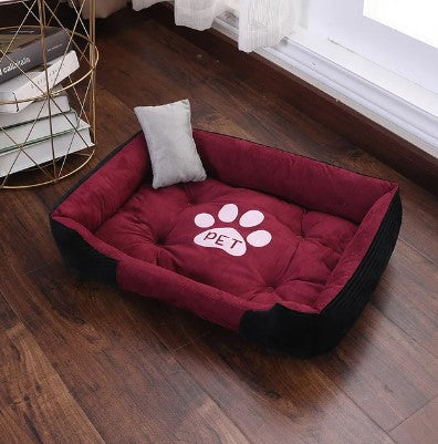 Dog Paw Plush Bed (70cmx55cmx15cm)
